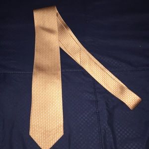 salvatore ferragamo gold/yellow/orange tie